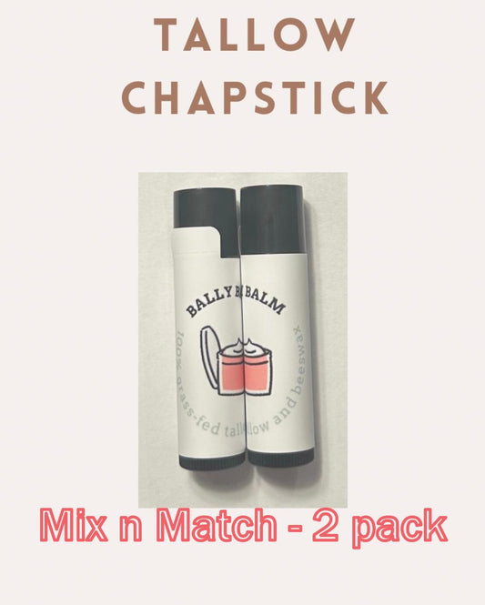 Tallow Chapstick - 2-pack
